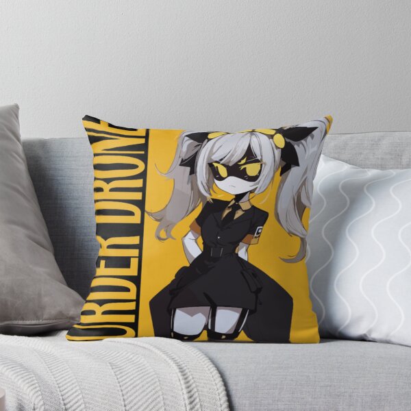 Item preview, Murder Drones Anime Robot Girl Illustration With Yellow Cyberpunk Sci Fi Style designed and sold by bullnizomona.