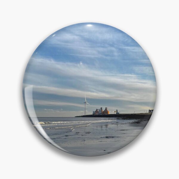 Item preview, Cambois Beach in Winter Sunshine - Portrait  designed and sold by Violaman.