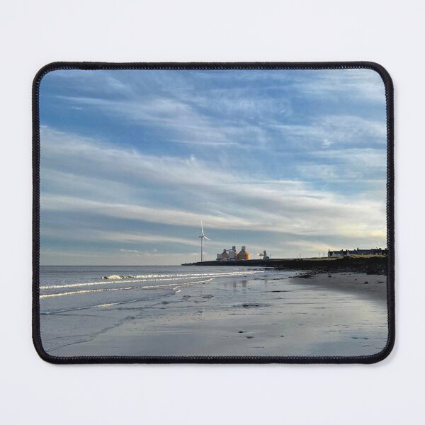 Item preview, Cambois Beach in Winter Sunshine - Portrait designed and sold by Violaman.