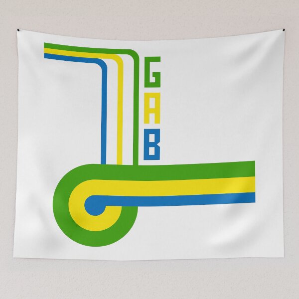 Item preview, GAB Gabon colours roundel designed and sold by GetItGiftIt.
