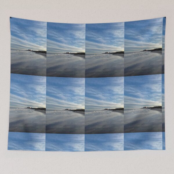 Item preview, Cambois Beach in Winter Sunshine - Portrait  designed and sold by Violaman.