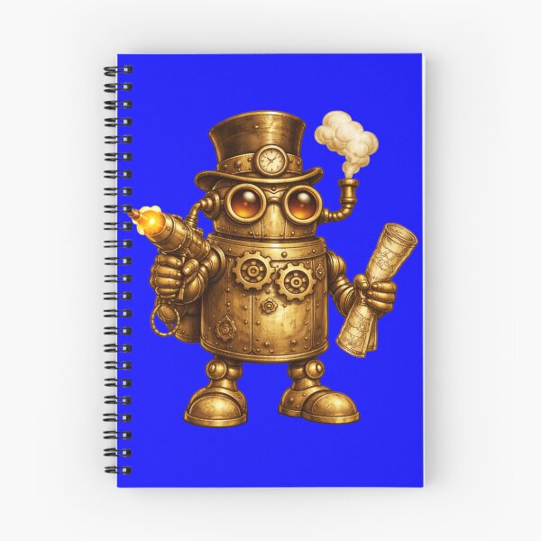 Item preview, Steampunk Gentleman Automaton – Brass Explorer Robot designed and sold by Papier Atelier Art.