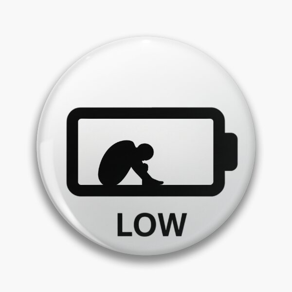 Item preview, Social Battery Low Recharge Needed Funny Introvert Energy designed and sold by GiftsForge.