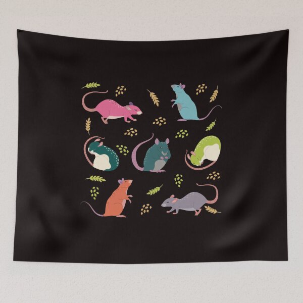 Item preview,  Rats, Cute Rat, Funny Gift for Rats Lover, Kawaii Rat Illustration, Animal Lover, Funny  designed and sold by DesignDenDo ⭐⭐⭐⭐⭐.