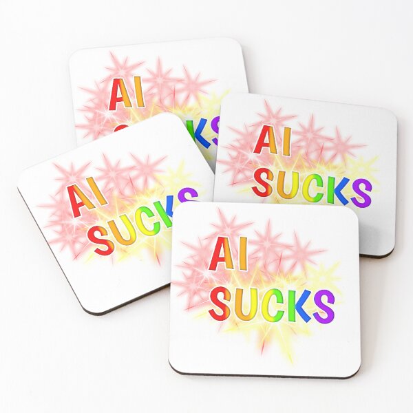 Item preview, AI SUCKS designed and sold by Designs-By-DB.