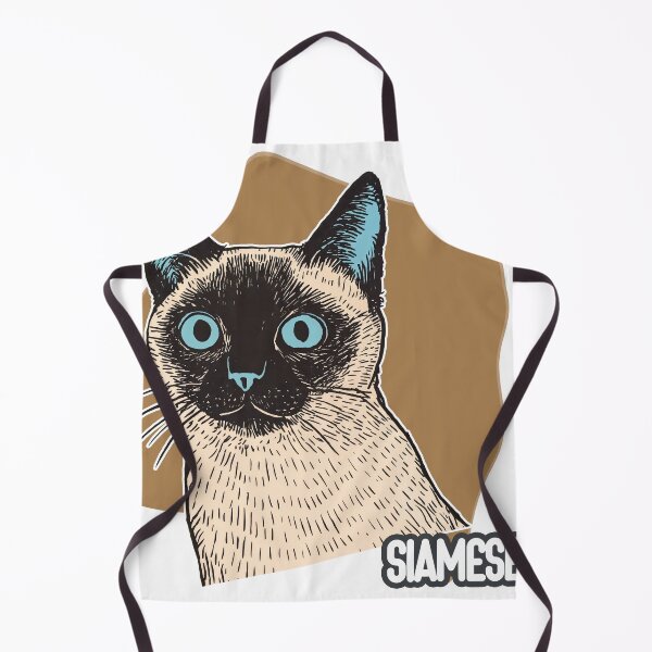 Item preview, Siamese Elegance: Blue-Eyed Beauty in Stylized Form designed and sold by ForeverPrintsOK.