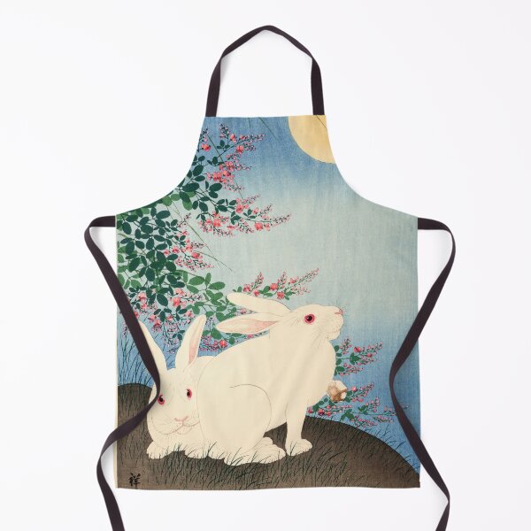 Item preview, Rabbits Under Full Moon by Ohara Koson : Shin Hanga Japanese Poster designed and sold by artofuniverse.