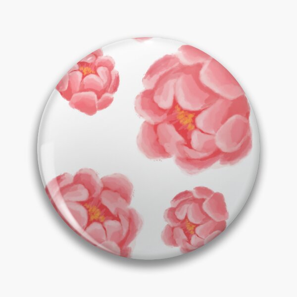 Item preview, Peony watercolor pattern designed and sold by Fridayscorner.