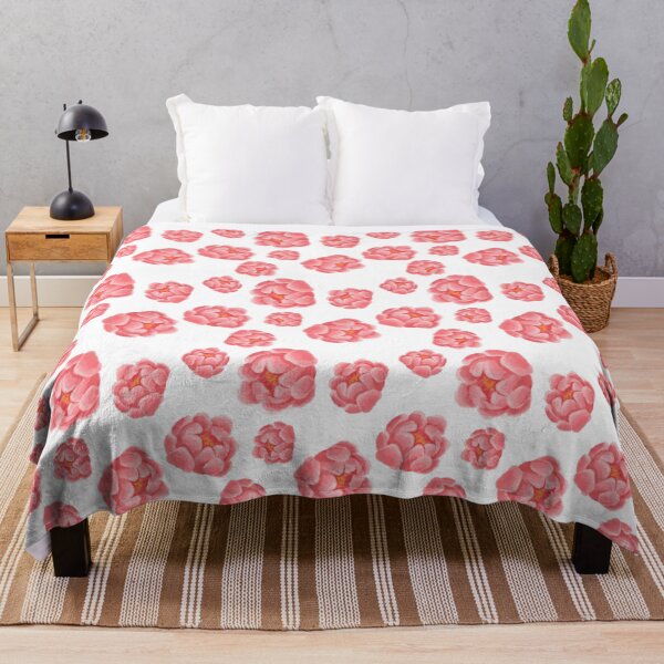 Item preview, Peony watercolor pattern designed and sold by Fridayscorner.