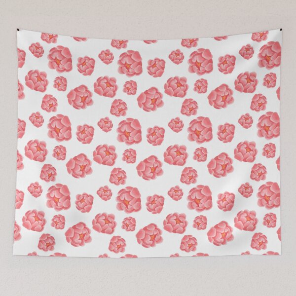 Item preview, Peony watercolor pattern designed and sold by Fridayscorner.
