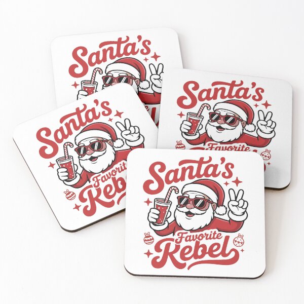 Item preview, Santa’s Favorite Rebel Christmas Quote designed and sold by CleanDecor.