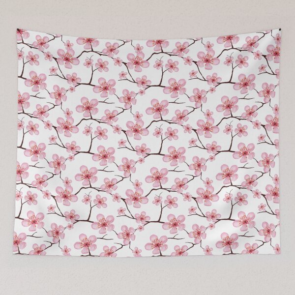 Item preview, Cherry blossom flower pattern designed and sold by Fridayscorner.