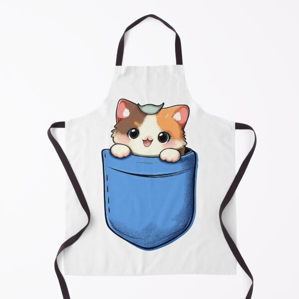 Item preview, Cute Cat in Pocket – Adorable Kitty Lover Sticker Illustration designed and sold by Gurjeetpixelart.