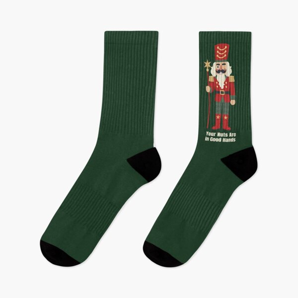 Item preview, Funny Nutcracker Christmas Design – “Your Nuts Are In Good Hands” Holiday Humor Gift designed and sold by station-one.