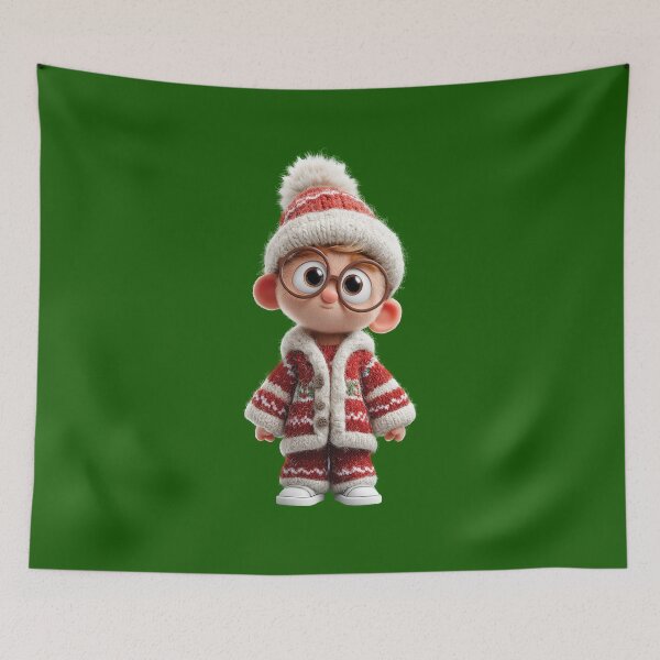 Item preview, Jack the Cozy Christmas Elf designed and sold by alessionastro.
