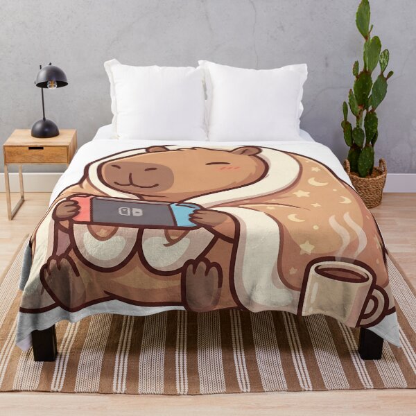 Item preview, Cozy Capybara Gamer Hibernation Mode Aesthetic designed and sold by StickyGuys.