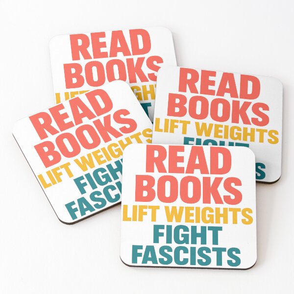 Item preview, Read Books Lift Weights Fight Fascists - Anti‑Fascist  designed and sold by ZBIFBOUETLA.