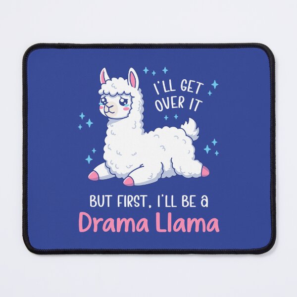 Item preview, I'll Get Over It But First, I'll Be A Drama Llama - Kawaii Crying Design designed and sold by Brogress Project.