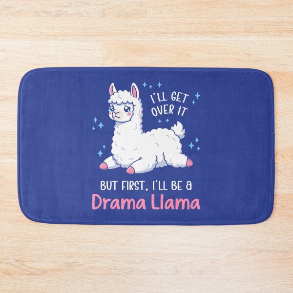 Item preview, I'll Get Over It But First, I'll Be A Drama Llama - Kawaii Crying Design designed and sold by Brogress Project.