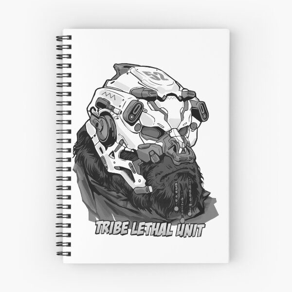 Item preview, Tribe Lethal Unit Mecha Gorilla black and white designed and sold by Tribe Supply.