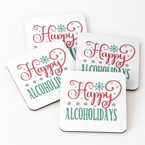 Item preview, Happy alcoholidays designed and sold by CanvasRebel.
