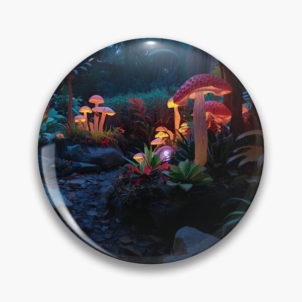 Item preview, Mushrooms glow with lights designed and sold by ShipDrop.