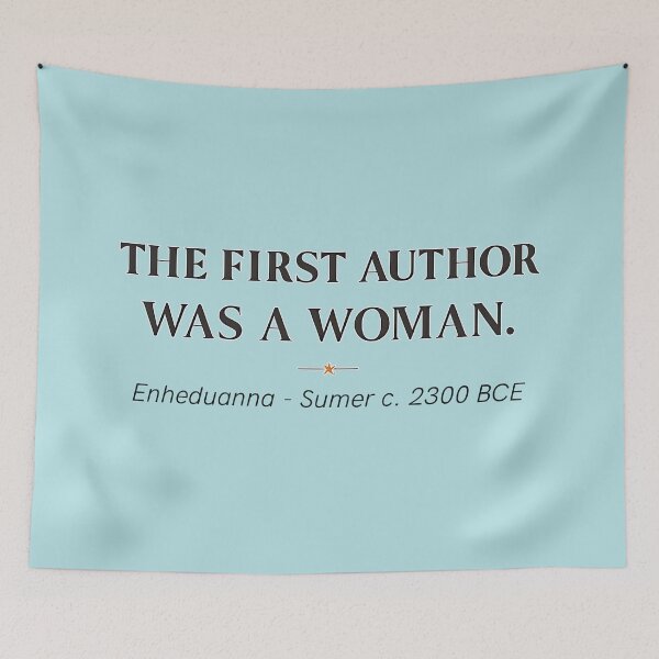 Item preview, The First Author Was a Woman designed and sold by Retr0Tshirts.