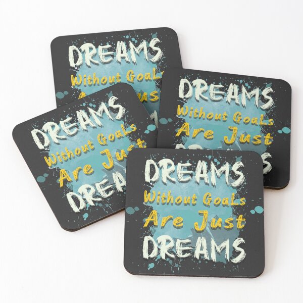 Item preview, Dreams without goals are just dreams_ Motivational Quote designed and sold by Historia74.