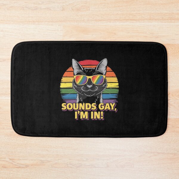 Item preview, Sounds Gay I'm In LGBT Cat Pride Month  designed and sold by AquaKiev.