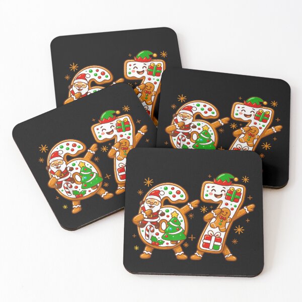 Item preview, Cute Gingerbread Number Sixty Seven Christmas Festive Celebration Party Holiday Art designed and sold by RuperDelois.
