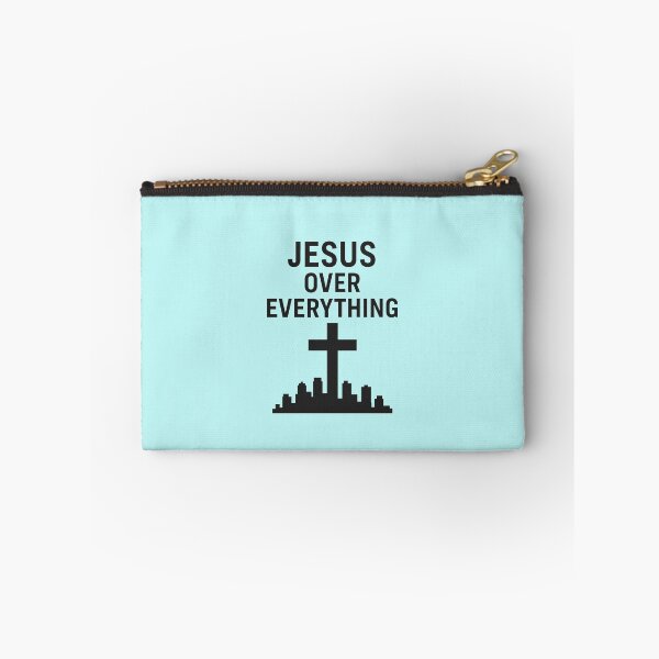 Item preview, JESUS OVER EVERYTHING designed and sold by TheWonkyEaselCo.