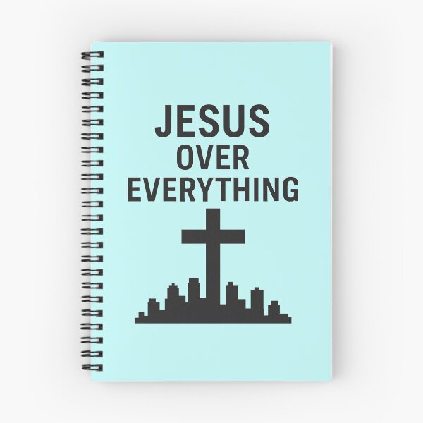 Item preview, JESUS OVER EVERYTHING designed and sold by TheWonkyEaselCo.