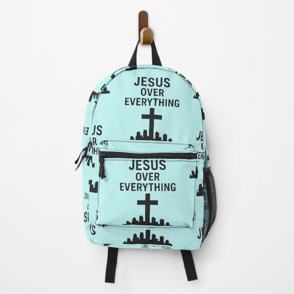 Item preview, JESUS OVER EVERYTHING designed and sold by TheWonkyEaselCo.