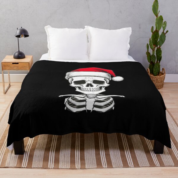 Item preview, Skeleton Hating Christmas | Funny Dark Humor Santa Skeleton designed and sold by ColorSplash123.