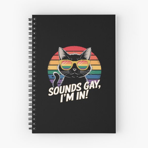 Item preview, Sounds Gay I'm In LGBT Cat Pride Month designed and sold by SyntaxClaw.