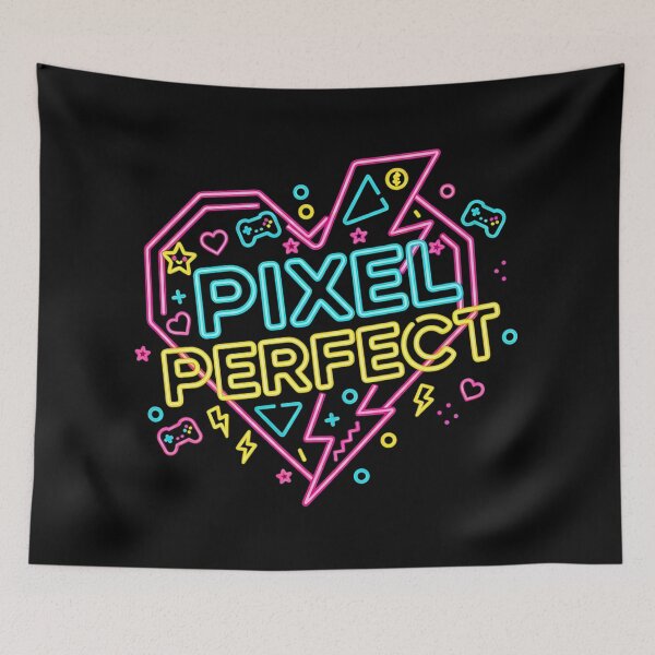 Item preview, Cyber Heart Gaming Art - Pixel Perfect Neon Gamer designed and sold by GlobalBoom.