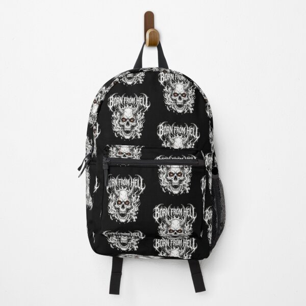 Artikelvorschau, Born From Hell Flaming Skull Design entworfen und verkauft von MulteeverseStudio.