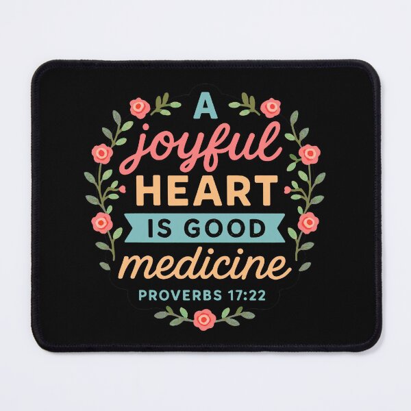 Item preview, Proverbs 17:22 A Joyful Heart is Good Medicine designed and sold by plushism.