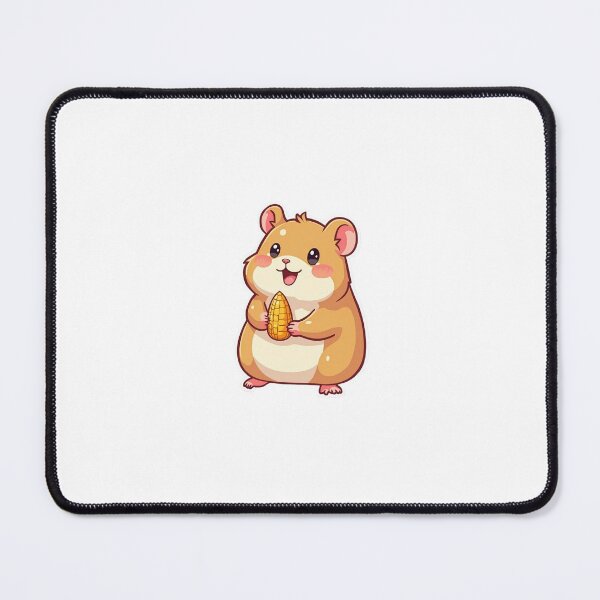 Item preview, Hamster holding a tiny corn kernel. designed and sold by STICKERS FOR SALE NOW.