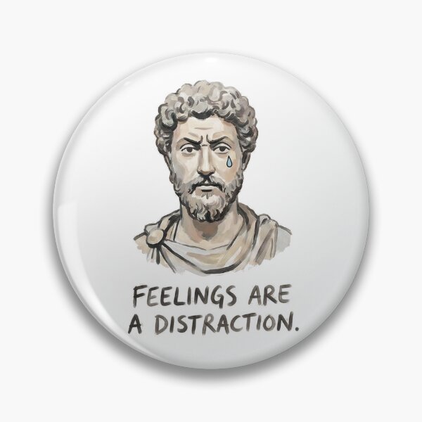 Item preview, Feelings are a Distraction Meme designed and sold by PrintsyNook.