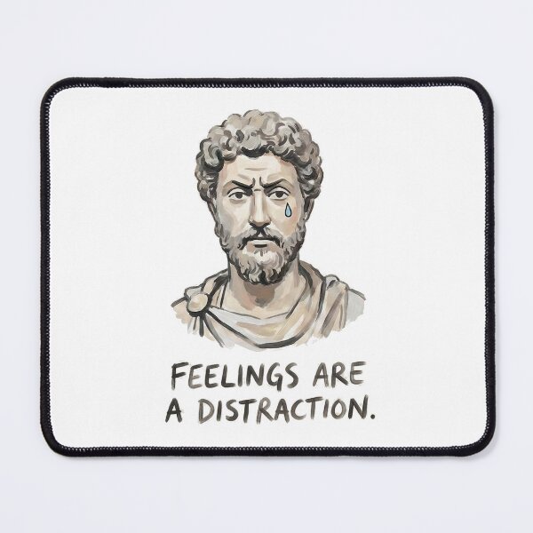 Item preview, Feelings are a Distraction Meme designed and sold by PrintsyNook.