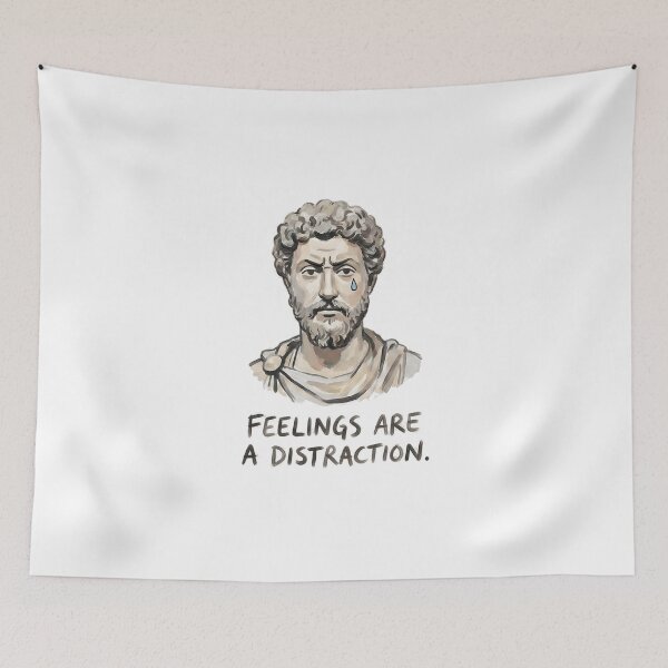 Item preview, Feelings are a Distraction Meme designed and sold by PrintsyNook.