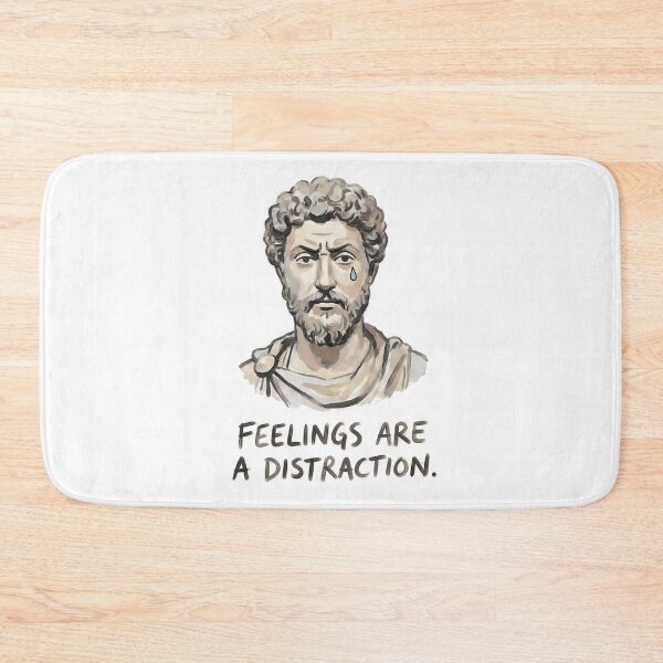 Item preview, Feelings are a Distraction Meme designed and sold by PrintsyNook.