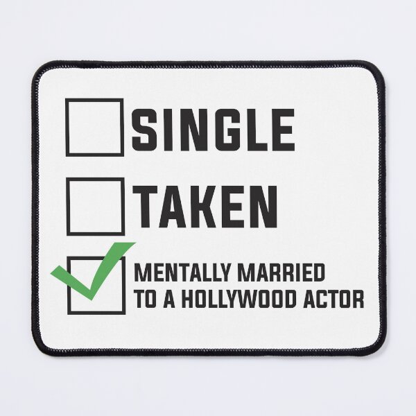 Item preview, Mentally married – A humorous quote about pop culture designed and sold by Wolagno.