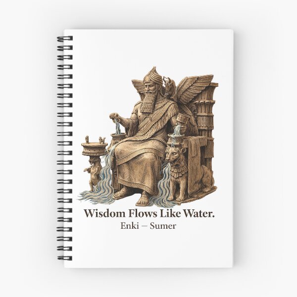 Item preview, Enki Sumerian God of Wisdom Art designed and sold by Retr0Tshirts.