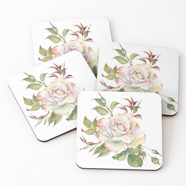 Item preview, White rose flower designed and sold by jeannadano.