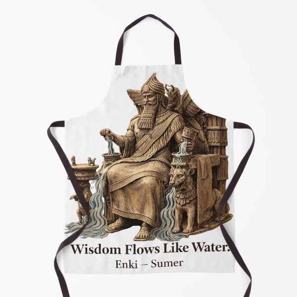 Item preview, Enki Sumerian God of Wisdom Art designed and sold by Retr0Tshirts.