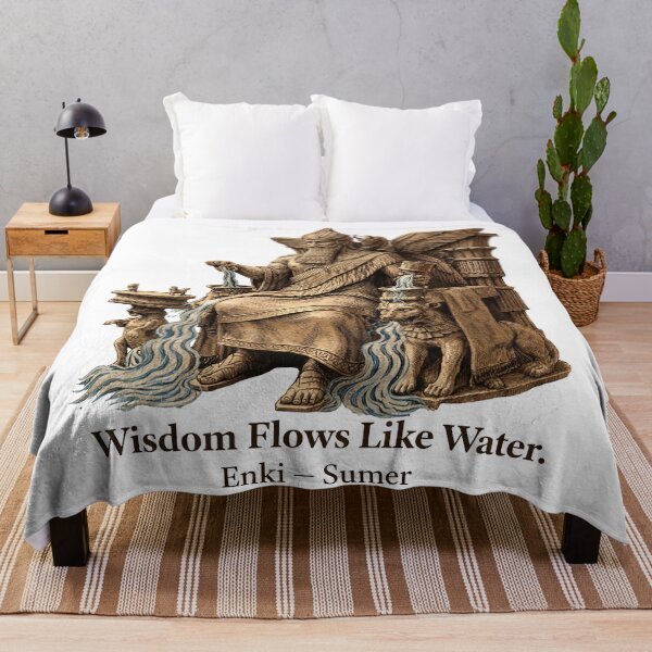 Item preview, Enki Sumerian God of Wisdom Art designed and sold by Retr0Tshirts.