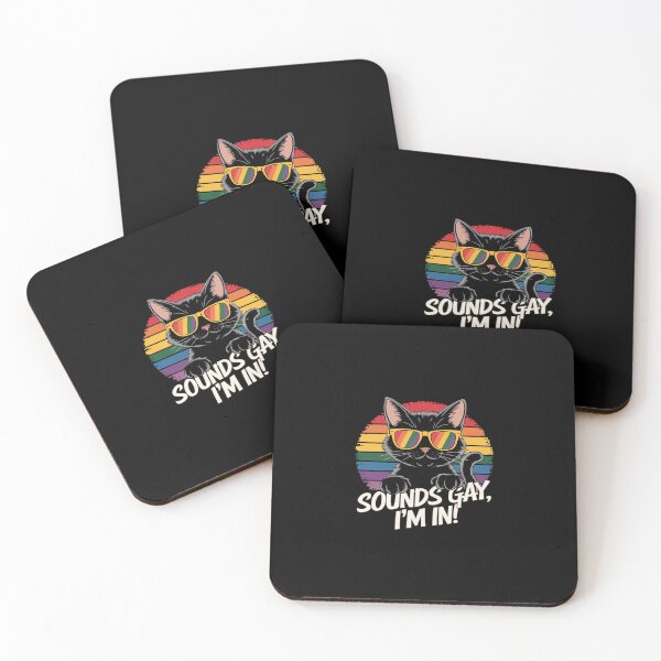 Item preview, Sounds Gay I'm In LGBT Cat Pride Month  designed and sold by SyntaxClaw.