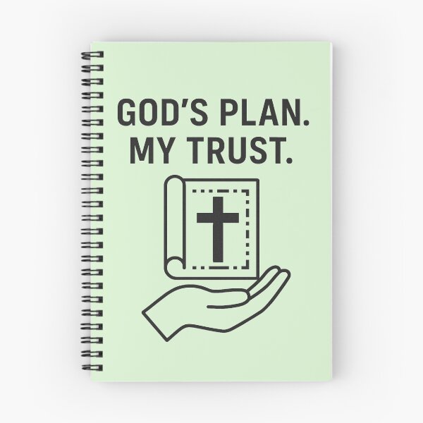 Item preview, GOD'S PLAN. MY TRUST. designed and sold by TheWonkyEaselCo.